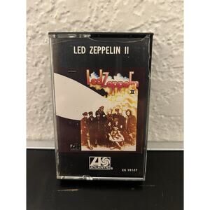 Led Zepplin II Cassette Tape Atlantic CS 19127 Good Sound